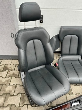 СИДЕНЬЯ СИДЕНЬЯ БОКОВИНЫ КОЖА MERCEDES CLK W208