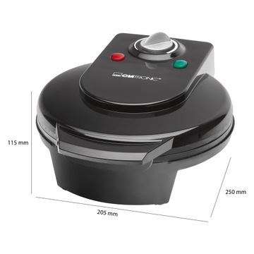 Вафельница CLATRONIC WA 3491 ЧЕРНАЯ