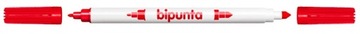 Маркеры BIPUNTA 12цвет. ДВУХСТОРОННИЙ ФИБРАКОЛОР