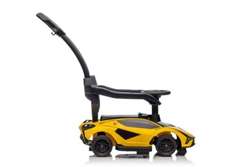 Lamborghini QLS-996T Ride-on с толкателем желтый