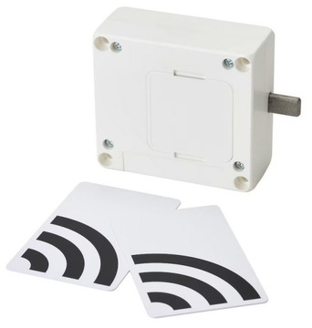 Inteligentny zamek kodowy bezkluczykowy czytnik RFID NFC 2 karty IKEA ROTHU