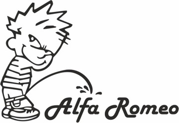 Naklejka Na Auto Szybę Leje na Alfa Romeo Sikam