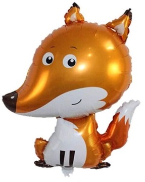 Balon foliowy Lis 60 cm Zwierzęta Leśne Urodziny