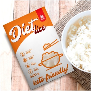 Cheat Meal Diet Rice 400g RYŻ KONJAC BEZGLUTENOWY DIETA KETO MAKARON