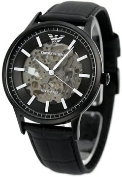 Emporio Armani Zegarek męski EMPORIO ARMANI SKELETON AUTOMATIC AR60042 (zi0