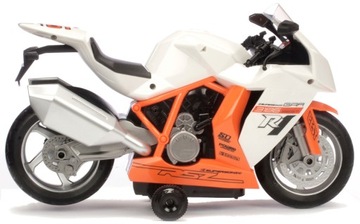 Motocykl z dźwiękiem i światłami, metal, display 7662