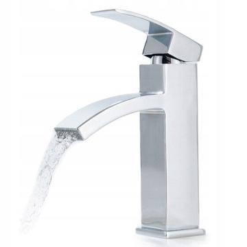 BATERIA UMYWALKOWA ŁAZIENKOWA STOJĄCA NABLATOWA KRAN DO UMYWALKI CHROM