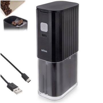 Elektrický mlýnek na zrnkovou kávu bezdrátový s Usb kabelem