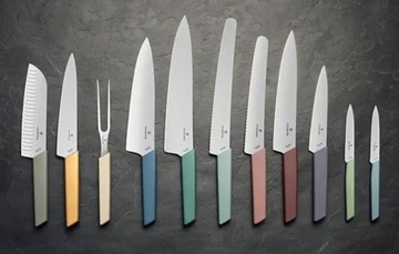 Нож Swiss Modern 10 см черный зубцы VICTORINOX