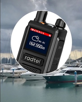 KRÓTKOFALÓWKA RADIOTELEFON RADTEL RT-470X SKANER UHF UHF + PASMO LOTNICZE