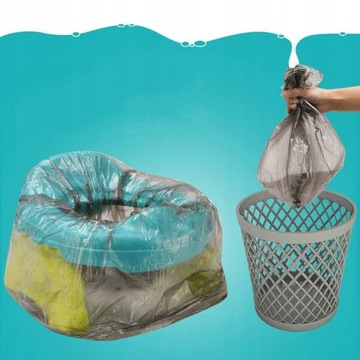 Nocnik 3W1 turystyczny, Przenośny nakładka na WC sedes miska WAKACJE