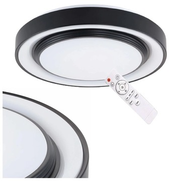 PLAFON LAMPA ŁAZIENKOWA SUFITOWA DEKORACYJNA 72W LED PILOT REGULACJA CCT