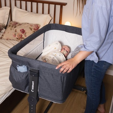 ДЕТСКАЯ РЕГУЛИРУЕМАЯ КРОВАТЬ, ЛЮЛЬКА, СУМКА ДЛЯ ТРАНСПОРТИРОВКИ, СКЛАДНОЙ Snäckskal