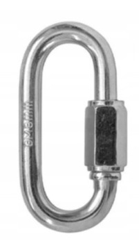 Ogniwo skręcane karabińczyk łącznik 10mm 1 szt