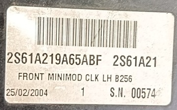 FORD FIESTA MK6 04 R ZÁMEK DVEŘE LEVÝ PŘEDNÍ 8 PIN