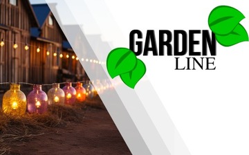 СОЛНЕЧНАЯ САДОВАЯ ГИРЛЯНДИЯ ДЛЯ БАЛКОНА 11,9 М BUBBLE 100 LED ТЁПЛЫЙ БЕЛЫЙ