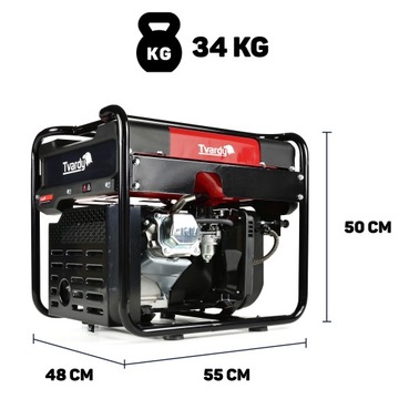 ИНВЕРТОРНЫЙ ГЕНЕРАТОР Tvardy OHV с маслом 7KM 3.5KW 2x230V 1x12V