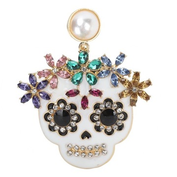 Серьги-черепа Увеличенные серьги со стразами. Женский шлейф ЗДЕСЬ