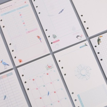 Стиль № 2022, листы A7 Kawaii, A5, A6, сменный блок