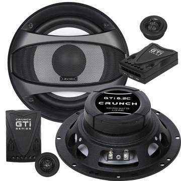 Głośniki samochodowe dwudrożne Crunch GTI6.2C 165mm SYSTEM 100 W RMS