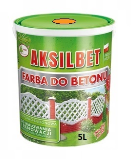 AKSILBET FARBA DO BETONU KOLORY PASTELOWE 5L