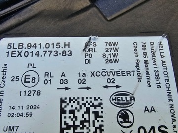 SKODA ENYAQ 5LB FULL LED SVĚTLO PŘEDNÍ