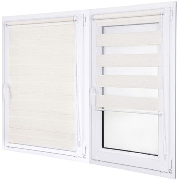 Roleta Dzień Noc na wymiar z napinaczem 97x215 cm