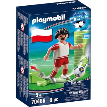 PLAYMOBIL PIŁKARZ REPREZENTACJI POLSKI 70486