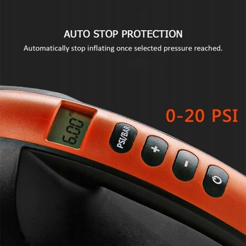 Двухступенчатый портативный воздушный насос 20PSI