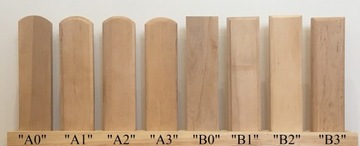 ОЛЬХОВЫЕ РЕЛЬСЫ 70х10, полированное дерево