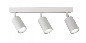 Lampa spot sufitowa regulowana 3xGU10 biała