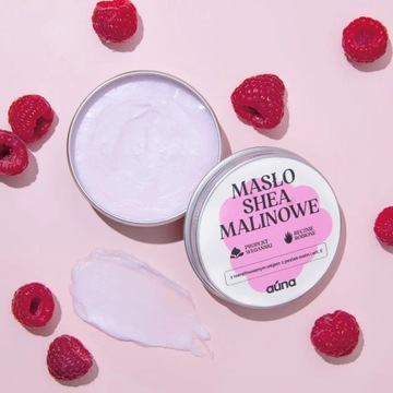 Masło SHEA malinowe 60 ml z olejem malinowym i wit. E