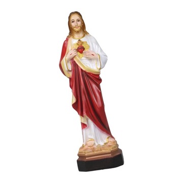 Ozdoba figury Świętego Jezusa Katolicka statua do salonu kościelnego