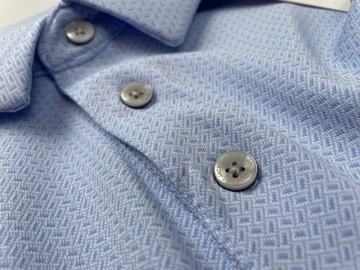 Синяя спортивная рубашка-поло с высоким воротником Jack Nicklaus, размер XL