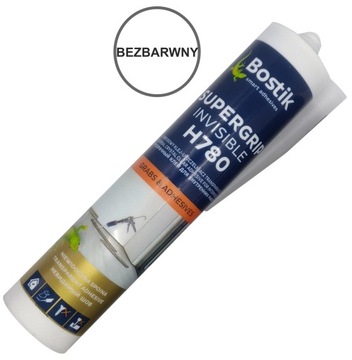 BOSTIK SUPER TRANS USZCZELNIACZ KLEJ BEZBARWNY SUPERGRIP INVISIBLE H780