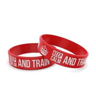 OPASKA SILIKONOWA KEEP CALM AND TRAIN NIE TREC