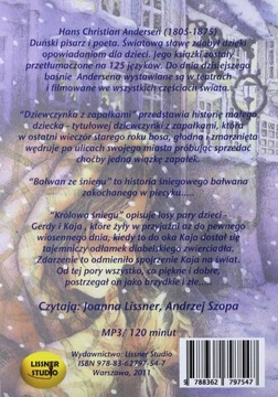 ДЕВУШКА СО СПИЧКАМИ - ГАНС КРИСТИАН АНДЕРСЕН (АУДИОКНИГА) (CD-MP3)