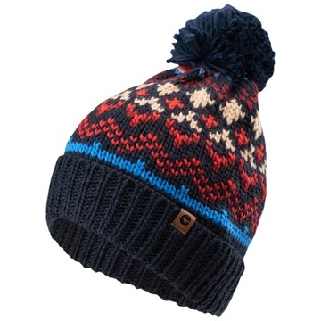 CZAPKA ZIMOWA MĘSKA DAMSKA BEANIE Z POMPONEM CIEPŁA HI-TEC AMIR