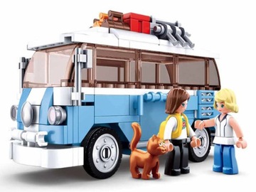 KLOCKI VW TRANSPORTER OGÓREK BUS ZESTAW