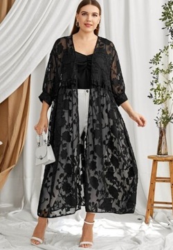 SHEIN NARZUTKA DAMSKA CZARNA PLUS SIZE 46 V4C