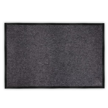 КОВРИК ДЛЯ ОБУВИ, РЕЗИНОВЫЙ, НАРУЖНЫЙ, ИНТЕРЬЕР, 90x150, СЕРЫЙ
