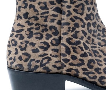 WALK London Hoxton Low Leopard Botki 42 1AAE