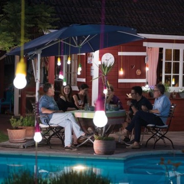 СВЕТОДИОДНЫЕ гирлянды ЦВЕТНЫЕ БАТАРЕИ ЛАМПОЧКА 4 ШТ. ЛАМПОЧКИ