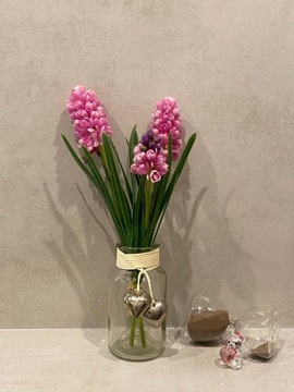 Гиацинт силиконовый букет силиконовый искусственный силиконовый гиацинт