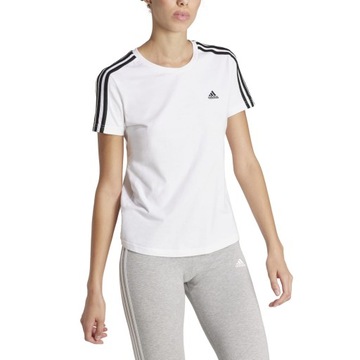 Koszulka damska Adidas Essentials Slim 3-Stripes GL0783 r.M