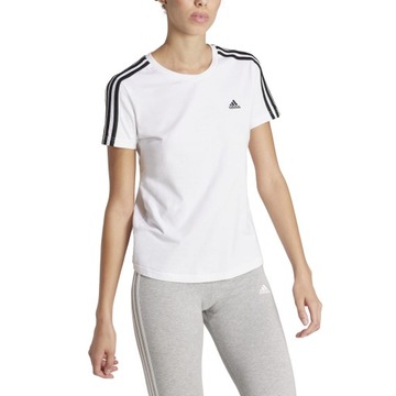 Koszulka damska Adidas Essentials Slim 3-Stripes GL0783 r.S