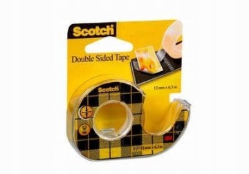 3M Scotch Двусторонняя клейкая лента 12 мм x 6,3 м
