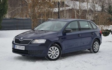Skoda Rapid II Spaceback 1.2 TSI 90KM 2017 Skoda RAPID GWARANCJA, Salon PL, 2017, 1.2 BenzynaLPG, Ladnie utrzymana