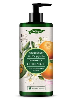 HERBAPOL Rewitalizujący Żel pod prysznic - Pomarańcza & Olejek Neroli 7
