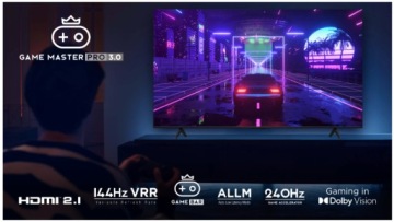 TCL 85C655 85-дюймовый телевизор QLED Pro 4K UHD Google TV 60 Гц DVB-T2